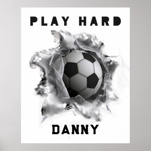 オーダーメイド サッカー ポスター (正面)