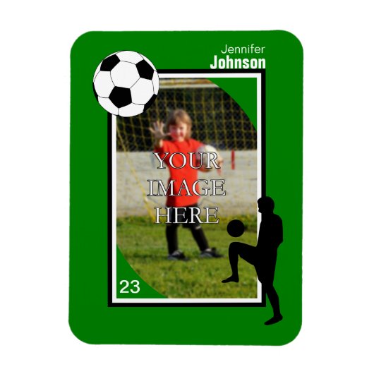 オーダーメイド サッカー マグネット (縦)