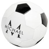 オーダーメイド サッカー モノグラム 名前 ボール デザイン (3/4)