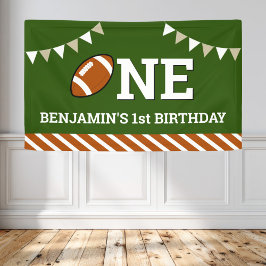 オーダーメイド サッカー 1歳の誕生日パーティー 横断幕