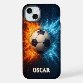 オーダーメイド サッカー iPhone 15 Plus カバー