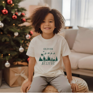 オーダーメイド サンタのそり クリスマスマッチ Tシャツ