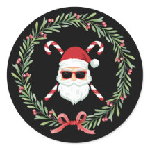 オーダーメイド サンタ クロス キャンディー クリスマス ホリデー