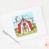 オーダーメイド サーカステント スクエアシール (封筒)