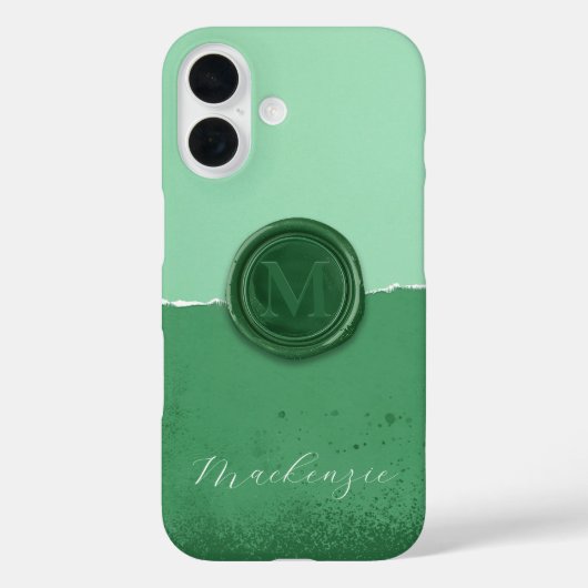 オーダーメイド シーリングワックス Case-Mate iPhoneケース iPhone 16ケース (裏面)