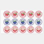 オーダーメイド ジャム瓶防水ラベル ラベル (シート)