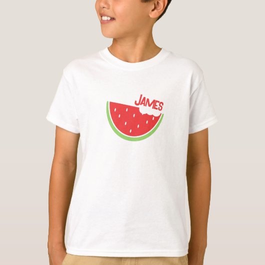 オーダーメイド スイカ 夏 Tシャツ (正面)