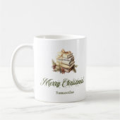 オーダーメイド スカンジナビア風 クリスマス 名前入り コーヒーマグ コーヒーマグカップ (左)