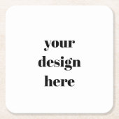 オーダーメイド スクエアペーパーコースター (正面)