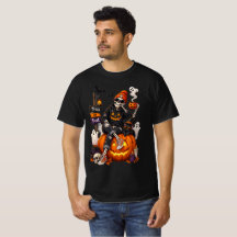 オーダーメイド スケルトン ハロウィン おばけTシャツ