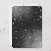 オーダーメイド スパイラル スワール 星 ウェディング 招待状 (裏面)