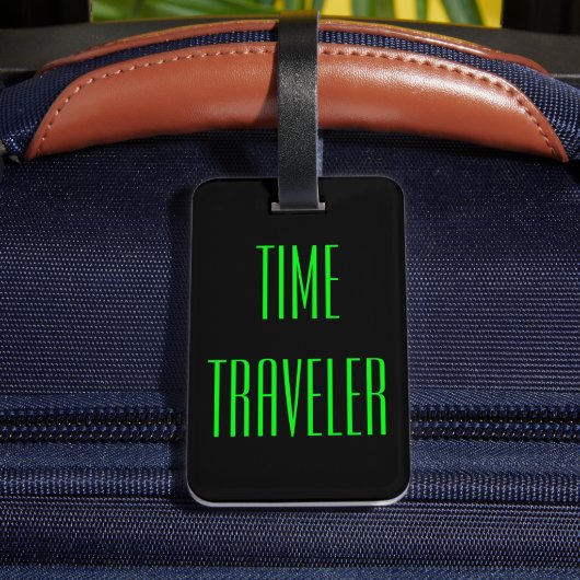 オーダーメイド タイムトラベル荷物タグ ラゲッジタグ (裏面インサイチュ4)