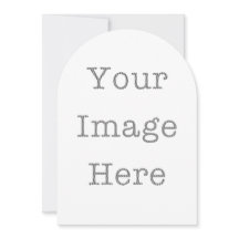 オーダーメイド ダイカット インビテーション - ユニークな形のカード