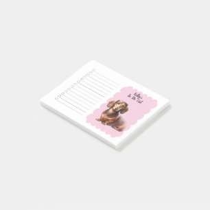 オーダーメイド ダックスフント 水彩 ToDoリスト ポストイット