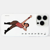 オーダーメイド ダンサー ホワイトプリント # 2 Case-Mate iPhoneケース (裏面 (横))