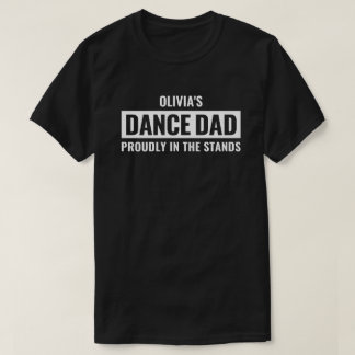 オーダーメイド ダンス ダッド ギフト メンズ 用 カスタム ダンサー Tシャツ