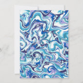 オーダーメイド チャーミング フラワーズ ウォーターカラー イベント 招待状 (裏面)