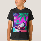 オーダーメイド チルアウト宇宙飛行士 キッズTシャツ Tシャツ (正面)