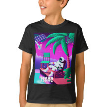 オーダーメイド チルアウト宇宙飛行士 キッズTシャツ