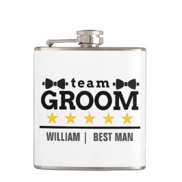 オーダーメイド チーム グルーム ベストマン フラスク