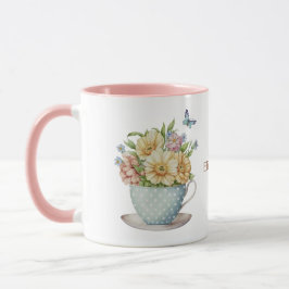オーダーメイド ティーカップ コーヒーマグの花 マグカップ