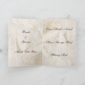 オーダーメイド テキスト ウェディング シャワー ギフト カード (内部)