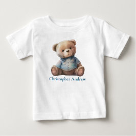 オーダーメイド テディベア 赤ちゃん 男の子 かわいい ギフト ベビーTシャツ