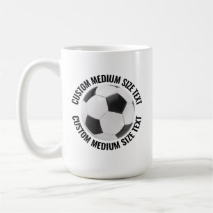 オーダーメイド テニスボール 15 oz. 名入れ コーヒーマグカップ