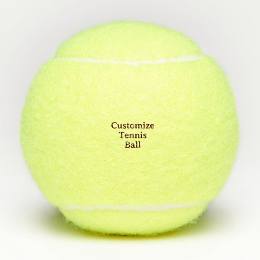 オーダーメイド テニスボール | Zazzle (正面)