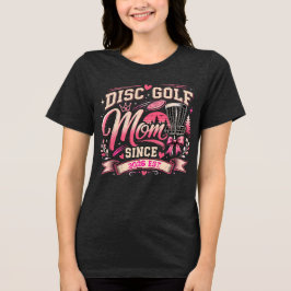 オーダーメイド ディスクゴルフママイヤー ヴィンテージ デザイン トライブレンドTシャツ