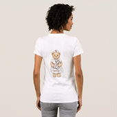 オーダーメイド ナース テディベア 名前入り 看護師 Tシャツ (裏面フル)