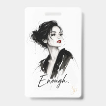 オーダーメイド ネームバッチ | Enough. カスタム 縦型