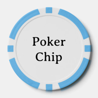 オーダーメイド ネーム入り ライトブルーポーカーチップ ポーカーチップ