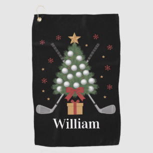オーダーメイド ネーム ゴルフ用品 クリスマス ゴルフタオル