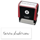 オーダーメイド ネーム スクリプト 署名スタンプ セルフインキングスタンプ (インサイチュ)