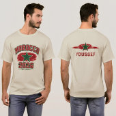 オーダーメイド ネーム モロッコ国旗 スター 愛国主義  Tシャツ