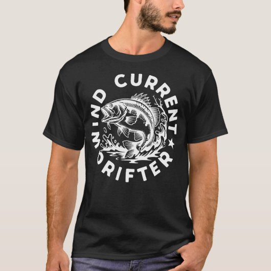 オーダーメイド ネーム 風に流されるバス Tシャツ (正面)