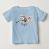 オーダーメイド ハチドリ 赤ちゃん Tシャツ (正面)