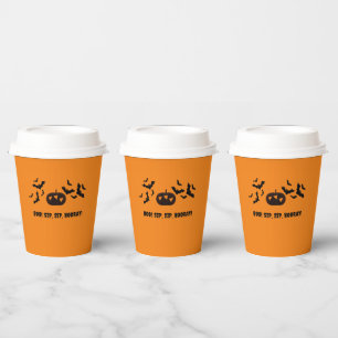 オーダーメイド ハロウィンパーティー カップ クラシックスプーキー 紙コップ