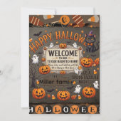 オーダーメイド ハロウィンファミリーデコレーション&アパレル - スペイン 招待状 (正面)