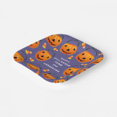 オーダーメイド ハロウィン お菓子配布用紙皿 ペーパープレート (傾斜あり)