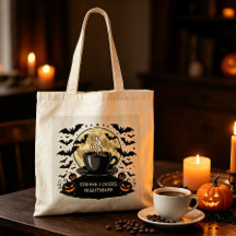オーダーメイド ハロウィン コーヒー好き キャンバストート
