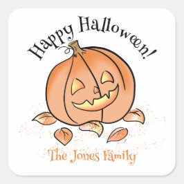 オーダーメイド ハロウィン ステッカー かわいい ジャック・オ・ランタン