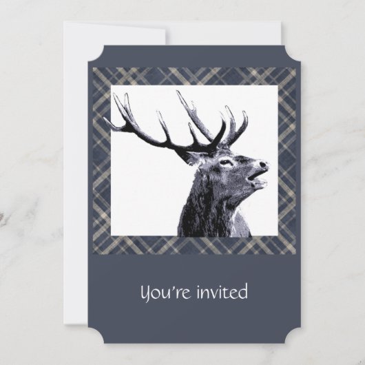 オーダーメイド ハンター バチェラーパーティー 招待状 (正面)