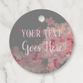 オーダーメイド ハンドメイド商品 花のリース フェイバータグ (正面)