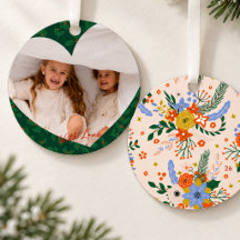 オーダーメイド ハートの写真 グリーンボタニカル クリスマス