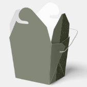 オーダーメイド ハーフ＆ハーフ モスグリーン ギフトボックス フェイバーボックス (オープン)