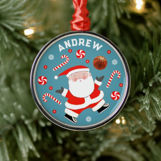 オーダーメイド バスケ コレクション メタル オーナメント (ツリー)