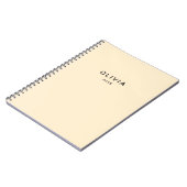 オーダーメイド バタークリーム ノートブック (左側)
