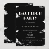 オーダーメイド バチェラー・パーティー ご招待状 招待状 (正面/裏面)